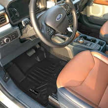 Load image into Gallery viewer, SMARTLINER Custom Fit All Weather Black 1st Row Floor Mat Liners Compatible With 2022-2024 Ford Maverick (SA0591)