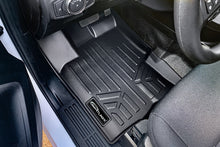 Load image into Gallery viewer, SMARTLINER Custom Fit Floor Mats 1st Row Liner Set Black Compatible With Vinyl Flooring 2019-2021 Ford Ranger (SA0454)