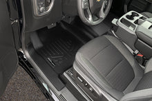 Load image into Gallery viewer, SMARTLINER Floor Mats 1st Row Liner Black Compatible With 19-21 Silverado/Sierra 1500 &amp; 20-22 2500/3500 Crew Cab with 1st Row Bench Seat (SA0401)