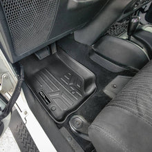 Load image into Gallery viewer, SMARTLINER Custom Fit Floor Mats 1st Row Liner Set Black Compatible With 2007-2013 Jeep Wrangler - All Models (SA0139)