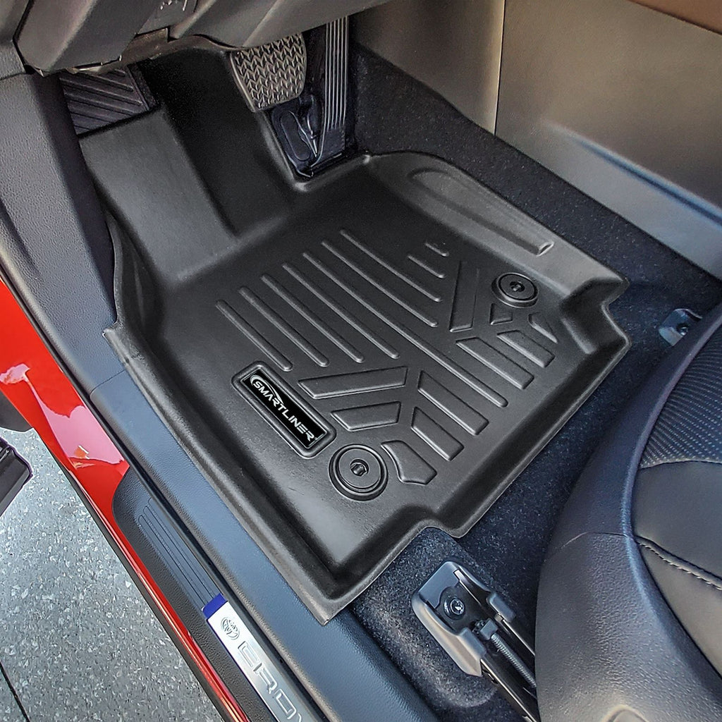 SMARTLINER Custom Fit All Weather Protection Black 2 Row Floor Liners Compatible With 2025-2026 Toyota Crown Signia (SA0694/B0694-N1)