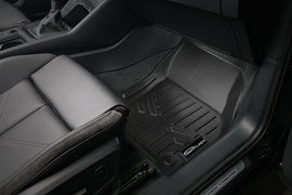 SMARTLINER Custom Fit All Weather Protection Black 2 Row Floor Liners & Cargo Liner behind the 2nd Row Seats Compatible With 2019-2025 Audi Q3 (SA0493/B0493/D0493)