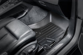 SMARTLINER Custom Fit All Weather Protection Black 2 Row Floor Liners Compatible With 2009-2017 Audi Q5 (SA0214/B0214)