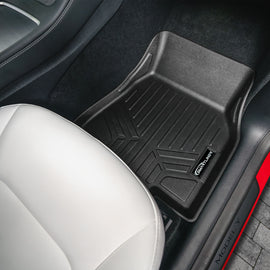 SMARTLINER All Weather Protection Custom Fit Black 1st Row Floor Liner and Front Trunk Liner Set Compatible With 2020-2023 Tesla Model Y (SA0529/F0529)