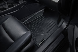 SMARTLINER Custom Fit All Weather Protection Black 2 Row Floor Liners Compatible With 2013-2018 Nissan Altima (SA0144/B0125)