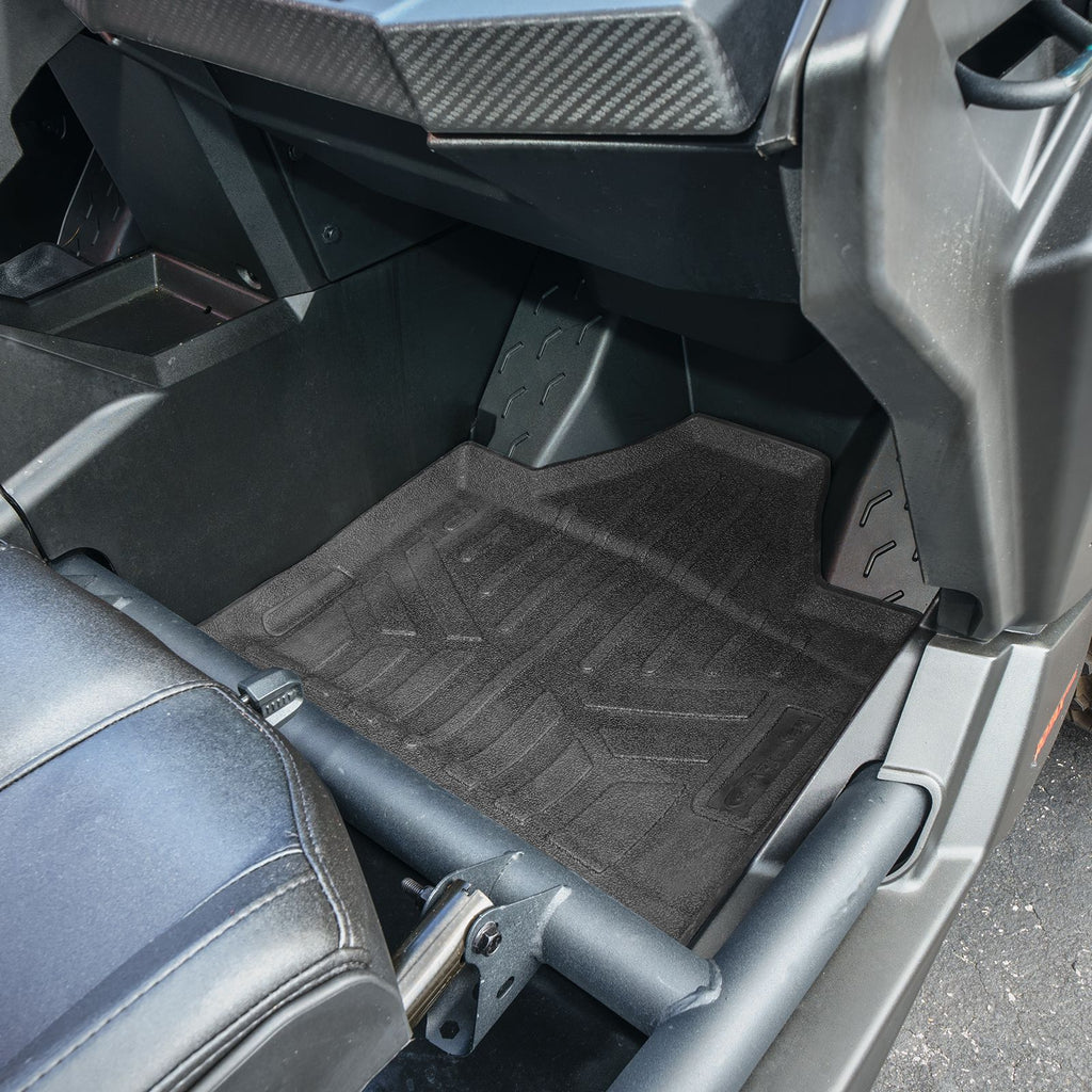 SMARTLINER Custom Fit All Weather Protection Black 1st Row UTV Liner Compatible With 2019-2023 Can-Am Maverick X3 (UA0131)