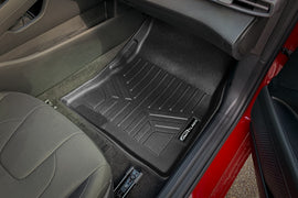 SMARTLINER Custom Fit All Weather Black 2 Row Floor Mats and Cargo Liner Set Compatible With 2021-2024 Hyundai Elantra (SA0538/B0645/D0538)