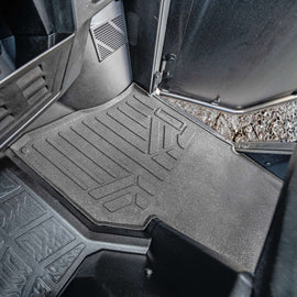 SMARTLINER Custom Fit Floor Mats 1st Row Liner Set Compatible With 2018-2021 Polaris Ranger XP 1000 & Crew XP 1000 (UA0101)