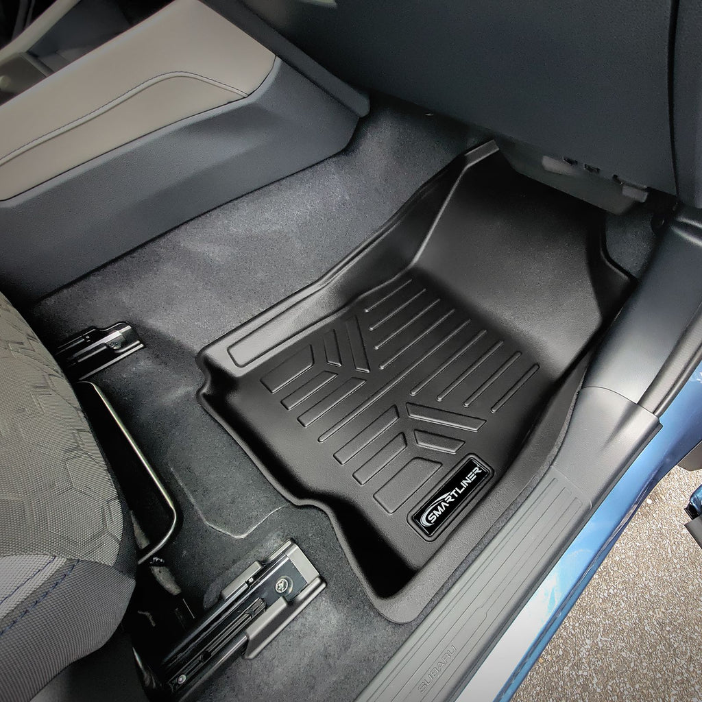 SMARTLINER Custom Fit All Weather Protection Black 1st Row Liners Compatible With 2025-2026 Subaru Forester (SA0759)