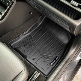 SMARTLINER All Weather Protection Custom Fit Black 2 Row Floor Mats and Cargo Liner Set Compatible With 2024-2025 Hyundai Kona (SA0725/B0725/D0725)