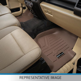 SMARTLINER Custom Fit Floor Mats 2 Rows and Cargo Liner Set Tan Compatible With 2010-2011 Equinox / Terrain (SA1070/B1070/D1070)