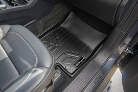 SMARTLINER Custom Fit Floor Mats 2 Rows and Cargo Liner Set Black Compatible With 2012-2019 Mercedes Benz ML / GLE Series (SA0104/B0104/D0104)