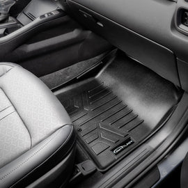 SMARTLINER Custom Fit All Weather Protection 2 Row Floor Mats & Cargo Liner Behind 2nd Row Compatible With 2021-2023 Kia Sorento (SA0547/B0608/D0547)