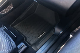 SMARTLINER Custom Fit All Weather Protection Black 3 Row Floor Liners & Cargo Liner behind the 3rd Row Seats Compatible With 2010-2020 Dodge Journey (SA0198/B0198/C0198/E0198)