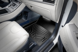 SMARTLINER Custom Fit Floor Mats 3 Rows and Cargo Liner Behind 3rd Row Set Black Compatible With 2020-2025 Hyundai Palisade (SA0472/B0472/C0417/E0472)