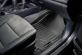 SMARTLINER Custom Fit All Weather Protection Black 2 Row Floor Liners & Cargo Liner behind the 2nd Row Seats Compatible With 2013-2018 Toyota RAV4 (SA0134/B0134/D0134)