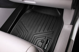 SMARTLINER Custom Fit Floor Mats 3 Rows and Cargo Liner Behind 2nd Row Set Black Compatible With 2009-2015 Honda Pilot (SA0036/B0036/C0036/D0036)