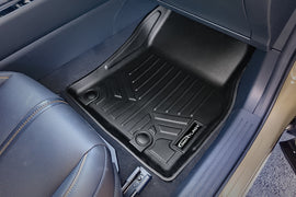 SMARTLINER All Weather Custom Fit Floor Mats 2 Rows and Cargo Liner Set Black Compatible With 2023 Mazda CX-50 (SA0622/B0622/D0622)