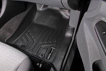 Load image into Gallery viewer, SMARTLINER Custom Fit Floor Mats 2 Row Liner Set Black Compatible With 2005-2011 Toyota Tacoma Double Cab (SA0033/B0033)