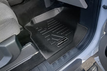 Load image into Gallery viewer, SMARTLINER Floor Mats 2 Row Liner Set Black Compatible With 2017-2022 Ford F-250/F-350 Super Duty SuperCab with 1st Row Bucket Seats (SA0246/B0172-P)