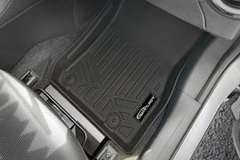 SMARTLINER Custom Fit Floor Mats 2 Row Liner Set Black Compatible With 2016-2021 Mazda CX-3 (SA0269/B0269)