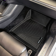 Load image into Gallery viewer, SMARTLINER All Weather Protection Custom Fit Black 2 Row Floor Mats and Cargo Liner Under The Cargo Deck Set Compatible With 2020-2023 Tesla Model S (SA0729/B0729/E0729)