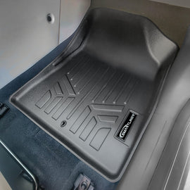 SMARTLINER All Weather Protection Custom Fit Black 1st Row Floor Mat Liner Set Compatible With 2024-2025 Hyundai Kona Electric (SA0747)