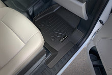 Load image into Gallery viewer, SMARTLINER Custom Floor Mats 1st Row Liner Set Black Compatible With 2017-2022 Ford Super Duty SuperCab and Crew Cab with Vinyl Flooring (SA0433)