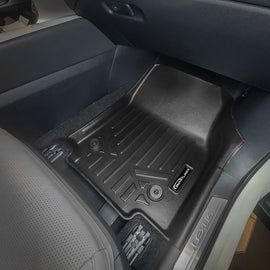 SMARTLINER All Weather Custom Fit Black 1st Row Floor Mat Liner Set Compatible With 2023-2024 Lexus RX (SA0679)