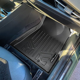 SMARTLINER All Weather Custom Fit Black 2 Row Floor Mats and Cargo Liner Set Compatible With 2023-2024 Kia Niro Hybrid (SA0652/B0652/D0652)