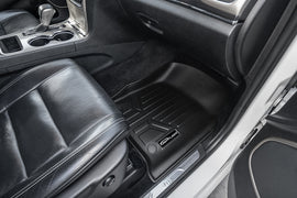 SMARTLINER All Weather Custom Fit Black 2 Row Liner Set Compatible With 2022 Jeep Grand Cherokee WK (SA0315/B0071-P)