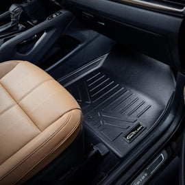 SMARTLINER All Weather Custom Fit Black 2 Row & Cargo Liner Behind the 2nd Row Floor Mat Liner Set Compatible With 2020-2023 Kia Telluride with 2nd Row Bench or Bucket Seats With Center Console (SA0417/B0417/D0417)