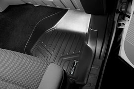 SMARTLINER Custom Floor Mats Liner Set Black Compatible With 2011-2012 F-250/F-350 Super Duty SuperCab with Depressed Drivers Side Pedal (SA0042/B0091)