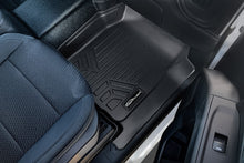 Load image into Gallery viewer, SMARTLINER Custom Floor Mats 1st Row Liner Set Black Compatible With Vinyl Floor 2019-2021 Chevy Silverado / GMC Sierra 1500 Regular Cab (SA0464)