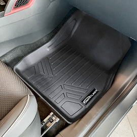 SMARTLINER All Weather Custom Fit Floor Mats & Cargo Liner Behind 2nd Row Lower Deck Set Black Compatible With 2021-2025 Chevrolet Trailblazer (SA0511/B0520/D0521)