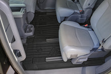 Load image into Gallery viewer, SMARTLINER All Weather Custom Fit Floor Mats Black 2nd &amp; 3rd Row Liner Set Compatible With 2021-2023 Toyota Sienna with 2nd Row Bucket Seats (SB0576)