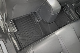 SMARTLINER Custom Fit Floor Mats 2nd Row Liner Black Compatible With 2016-2021 Mazda CX-3 (SB0269)