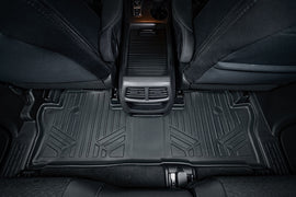 SMARTLINER Custom Fit Floor Mats 2nd Row Liner Black Compatible With 2019-2025 Honda Passport (SB0422)