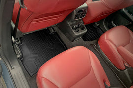 SMARTLINER Custom Fit 2nd Row Floor Mat Liners Compatible With 2020-2023 Mazda CX-9 with 2nd Row Bucket Seats no Center Console (SB0523)