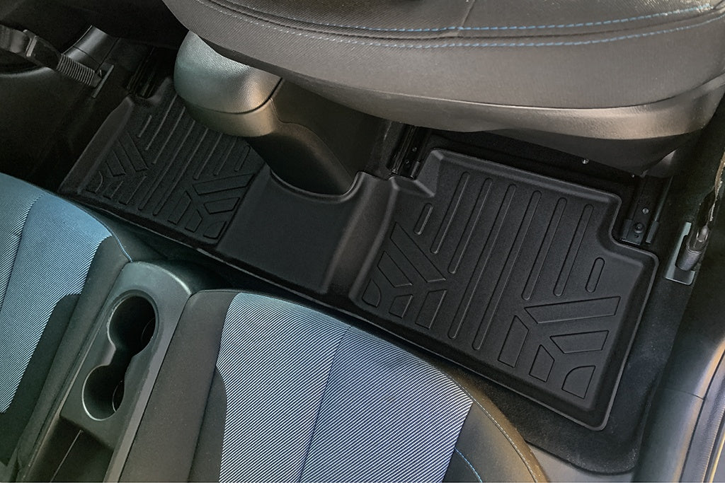 SMARTLINER Custom Fit All Weather Protection Black 2nd Row Liner Compatible With 2019-2022 Hyundai Veloster / Veloster N (SB0406)