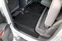 Load image into Gallery viewer, SMARTLINER Custom Floor Mats 2nd Row Liner Black Compatible With 2019-2021-2021 Silverado/Sierra 1500 Crew Cab with 1st Row Bench or Bucket Seats (SB0400)