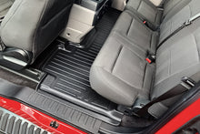 Load image into Gallery viewer, SMARTLINER Floor Mats 2nd Row Liner Black Compatible With 2017-2022 Ford F-250 / F-350 Super Duty SuperCab with 1st Row Bucket Seats (SB0172-P)