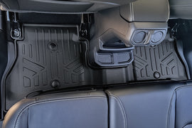 SMARTLINER All Weather Custom Fit 2nd Row Black Floor Mat Liners Compatible With 2021-2023 Jeep Wrangler 4xe (SB0590)