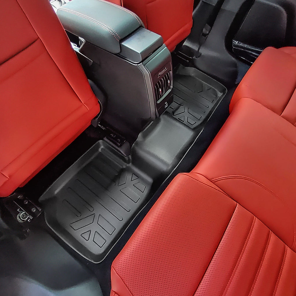 SMARTLINER All Weather Protection Custom Fit Black 2nd Row Floor Mat Liner Set Compatible With 2023-2025 Dodge Hornet GT/ GT Plus & R/T Plug-In Hybrid (SB0705)