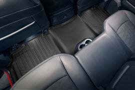 SMARTLINER Floor Mats 2nd Row Liner Black Compatible With 2009-2022 Ram 1500 - 2010-2022 Ram 2500/3500 Crew Cab (SB0047)