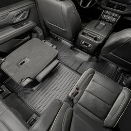 SMARTLINER 2nd & 3rd Floor Mat Liner Compatible With 2021-2023 Cadillac Escalade with 2nd Row Bucket Seats (SB0524-R)