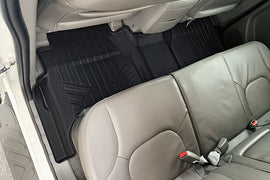 SMARTLINER Custom Fit Floor Mats 2nd Row Liner Black Compatible With 2005-2021 Nissan Frontier Crew Cab (SB0121)