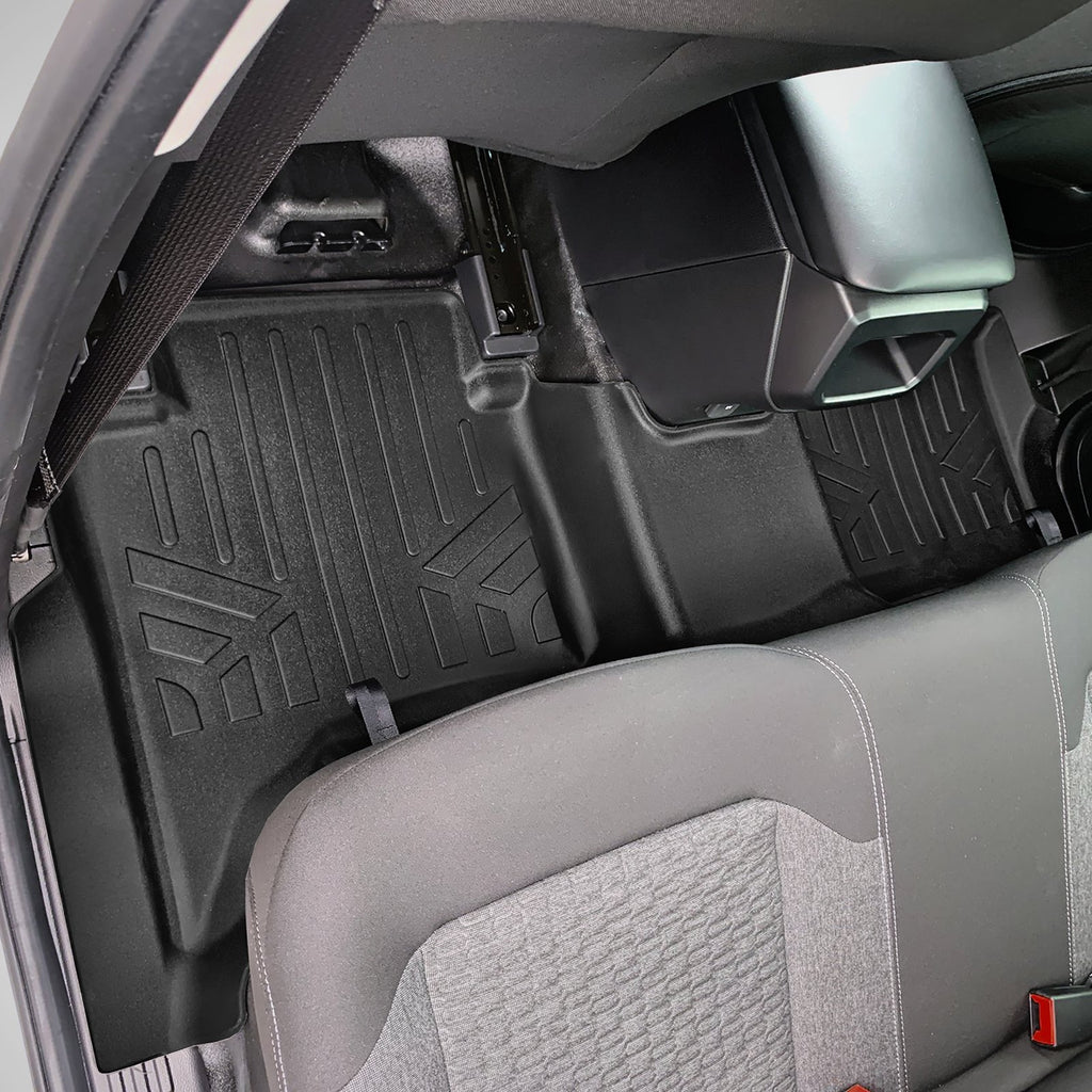 SMARTLINER Custom Fit All Weather Protection Black 2nd Row Liner Compatible With 2024-2025 Ford Ranger (SB0748)