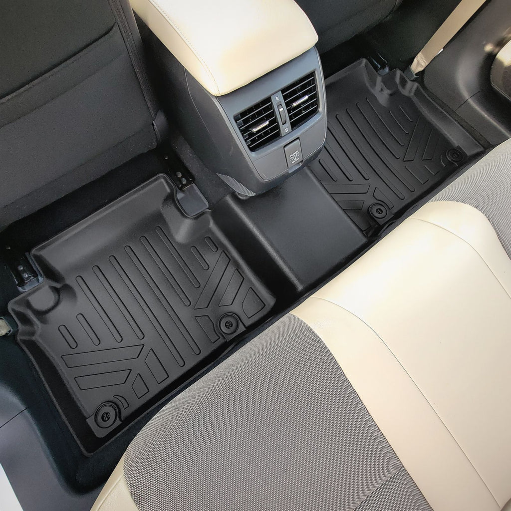 SMARTLINER Custom Fit All Weather Protection Black 2nd Row Liner Compatible With 2018-2021 Honda Clarity (SB0404)