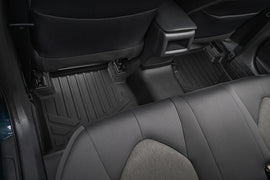 SMARTLINER Custom Fit Floor Mats 2nd Row Liner Black Compatible With 2018-2022 Toyota Camry Hybrid Models Only (SB0449)